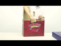 Πτυσσόμενο συσκευάζοντας πλαίσιο 0.35mm καρτών εγγράφου Mattle Lamaniation κιβωτίων λογότυπων συνήθειας